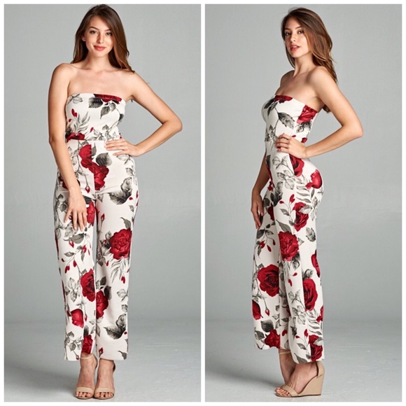 Floral Jumpsuit - Picture 2 of 3